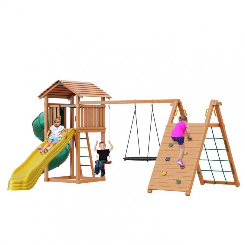 Детская деревянная площадка Jungle Cottage JC11